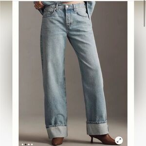 Etica Stanton High Rise Relaxed Wide legged with Cuff |Size 31